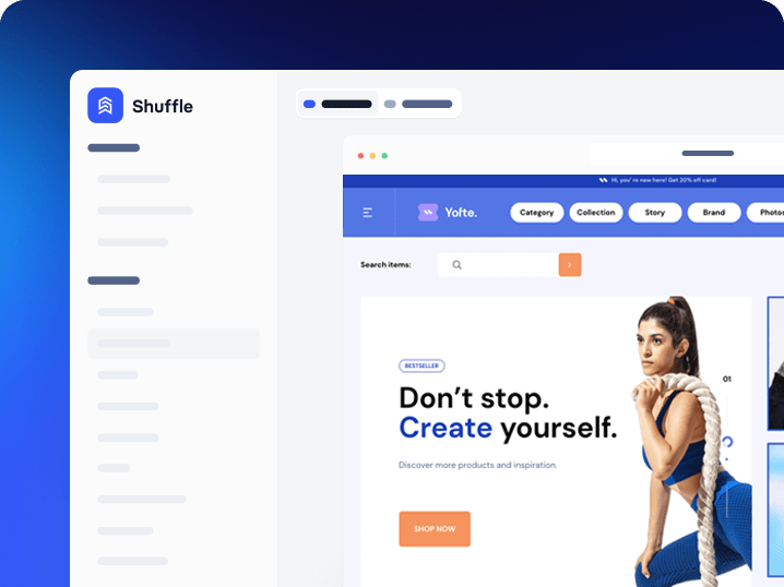 Shuffle — An online editor for busy developers