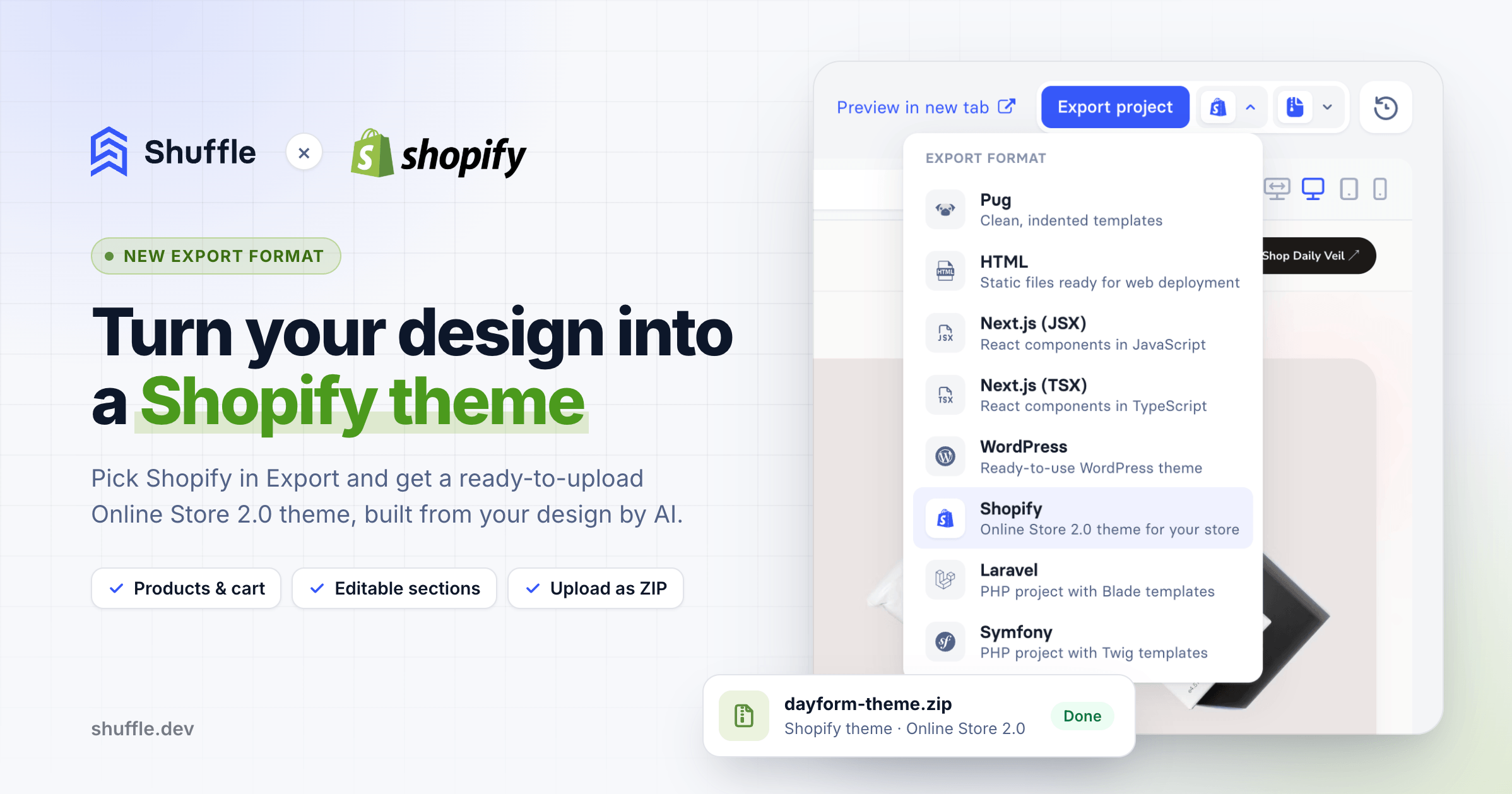 Shopify AI Theme Builder