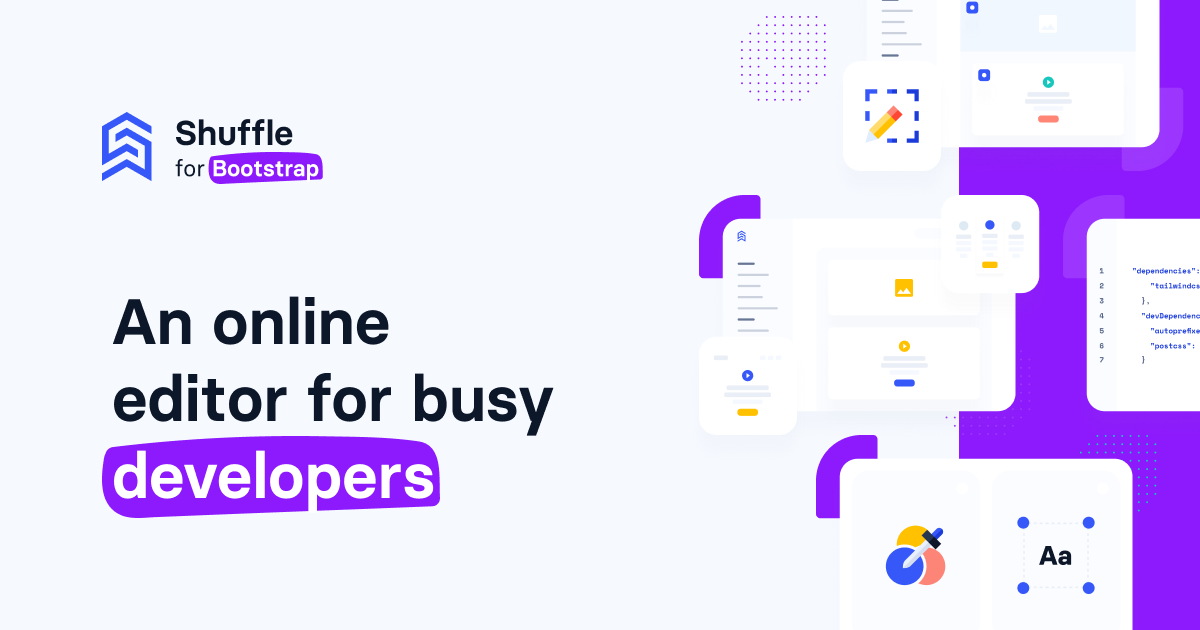 Build unique websites with Bootstrap 5 editor